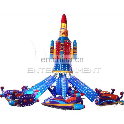 Amusement Park Equipment Rotary Bounce Plane Rides Attraction Park Plan Self Control Aircraft For Kids And Adults