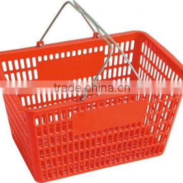 FOSHAN JIABAO plastic colored laundry basket with wheelr