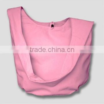 2016 Rose Pink plain cotton tote bag
