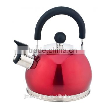 Stainless steel whistling kettle /tea kettle/battery powered kettle