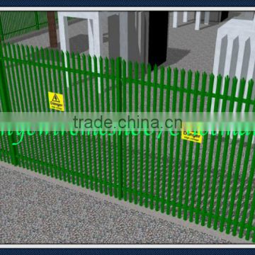 Hot Dipped Galvanized Palisade Fence