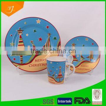 Christmas tree dinnerware ceracmic