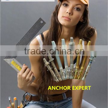 Hebei Saite Fasteners, Factory price.Wedge anchor, Drop in anchor, Sleeve anchor, Eye and Hook anchor. M24x160