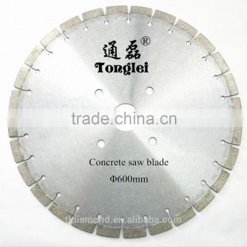 600mm high efficiency 24 inch diamond saw blade for concrete