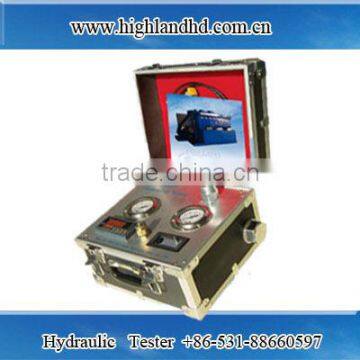 Portable hydraulic flow and pressure test instrument