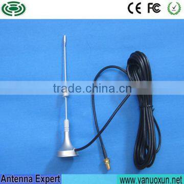 Shenzhen Supply 3.5dBi Antenna 433MHz Magnet Car Antenna Omni 433MHz Magnet Whip Antenna With RG174 3M