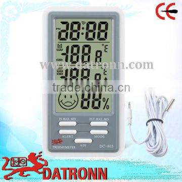 Alarm digital thermometer and hygrometer DC803