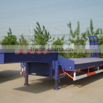 Two axle low bed semi trailer