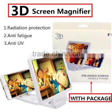 Folding Portable Magnifier Glass Screen HD Amplifier Stand Holder Foldable Mobile Phone Screen Magnifier Hot For 3D Movie Video