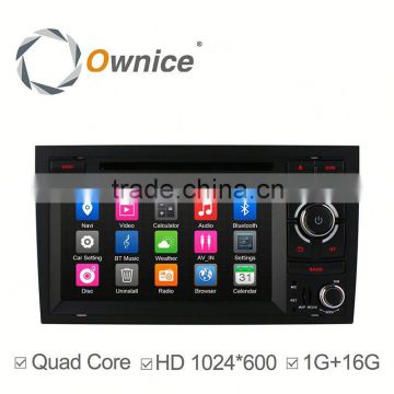 Newest Ownice C300 quad core Android 4.4 Car Radio GPS player for Audi A4 S4 support DVR TV