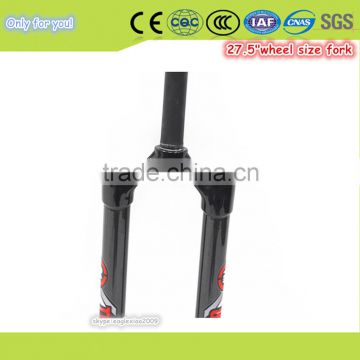 Professional mountain bicycle fork for MTB 27.5"wheel size suit for outdoor emergency use
