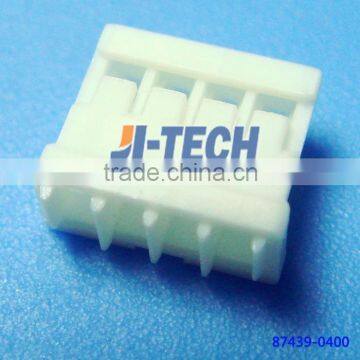 1.5mm pitch wire to board connector 4 pin connector 87439 series female molex connector 87439-0400 Off-White Housing