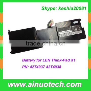 Genuine rechargeable laptop battery for Lenovo X1 bettery 42T4937 42T4938 laptop bettery FRU 42T4936 42T4977