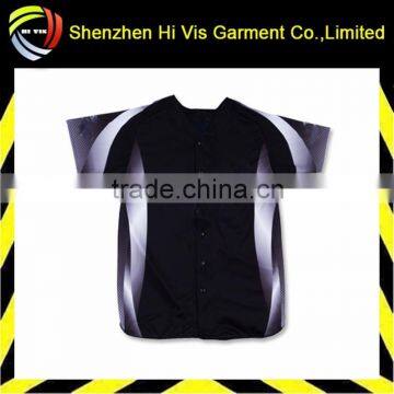 wholesale custom made mens sublimation baseball jersey