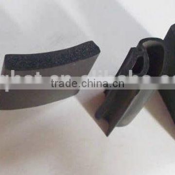 customized EPDM foam strips/flat sponge epdm rubber/foam rubber seal made in China