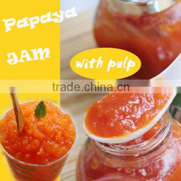 Natural material Papaya Jam for Bubble Drink, Fruit Jam for Ice Dessert