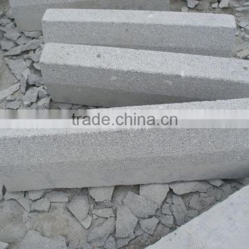 Chinese dark grey granite curved kerbstone