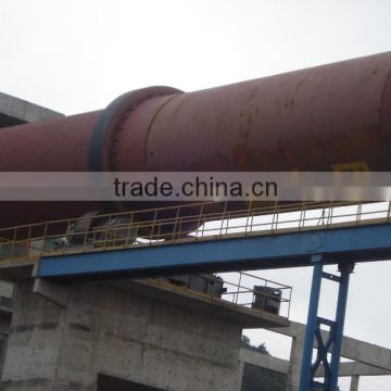 best quality big output rotary kiln used for drying lime and cement