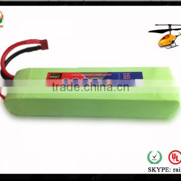 22.2V 30C 6S1P 8000mah recharge RC battery with high density for multirotor