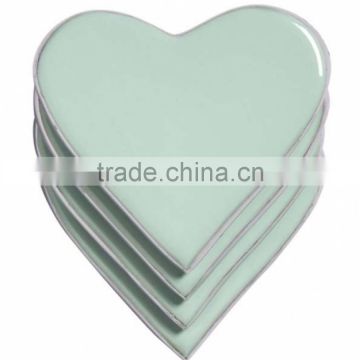 Heart Shaped aluminium Enamel plates