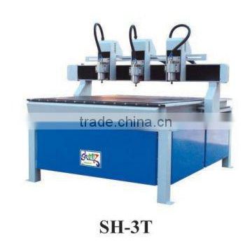 CNC Woodworking Router Machine SH3T with X Y working area 1200x1200mm