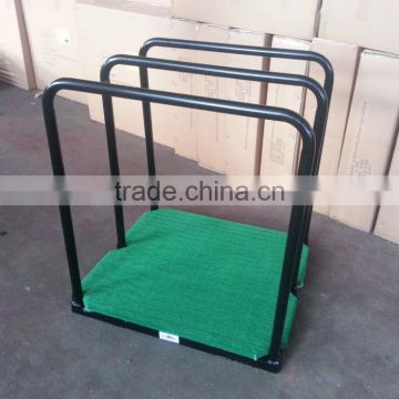 durable carpet four wheel hand flat cart