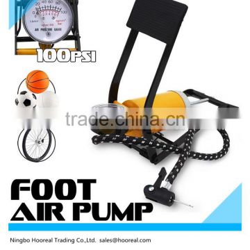 New Bicycle Bike Foot Operated Tire Pump Inflator Basketball Power Air Mattress Ball With CE Certificate