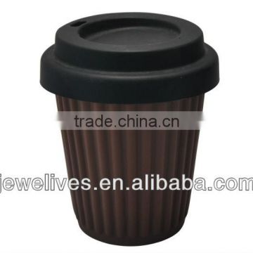 New arrival Reusable Silicone Coffee Cup with Lid