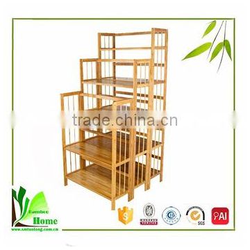 Unique home fashion personality space natural bamboo low bookshelf