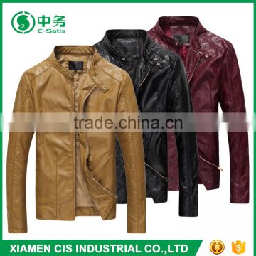 Chinese Manufacturers Sale Fashion Western Mens Leather Jacket