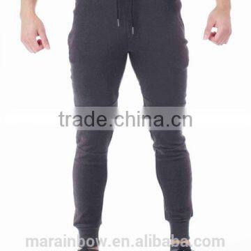 2017 Hot Sale Mens Jogger Pants Paneled Charcoal Blank Joggers Tapered Joggers OEM Gym Sweatpants