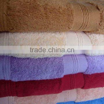 Bath Towels with Combed Cotton