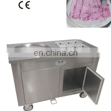 Batch Manufacturing Plush flat round pan fried ice cream machine