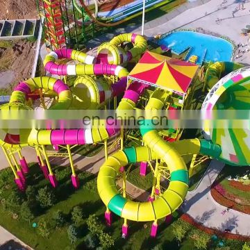 Longlife Funny Aqua Park Water Games New Design Used Water Park Slides For Sale