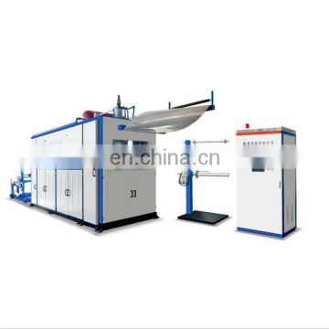 Disposable plastic tea cup making thermoforming machine