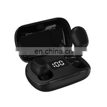 Earphones bluetooth wireless mini earphones noise cancelling bluetooth earphone with 350mah charging case