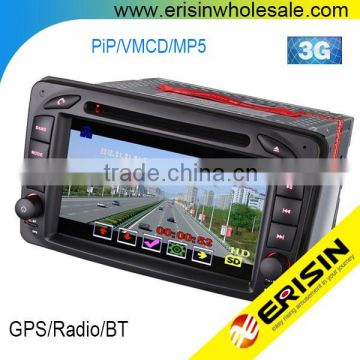Erisin ES7063B 7 inch Car Multimedia System with GPS for Mercedes CLK C209 W209