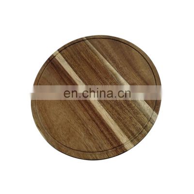Acacia Wood Plates With Acrylic dome,wood cake plate Round Cake Stand Rotatable and removable