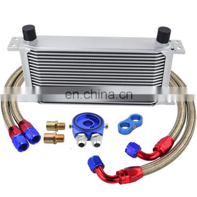 Auto engine Racing universal Transmission 19 row radiator kit oil cooler