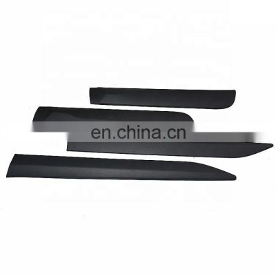 4Pcs For Hilux Revo 2015+ Accessories ABS Black Side Molding Body Kit Trim Styling Moulding