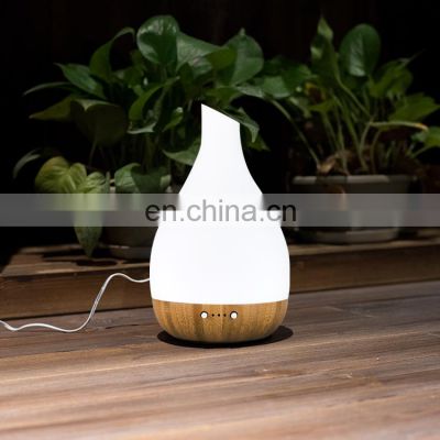 180Ml Office Home 4 Colors Led Light Aromatherapy Essential Oil Diffuser Ceramic Diffuse