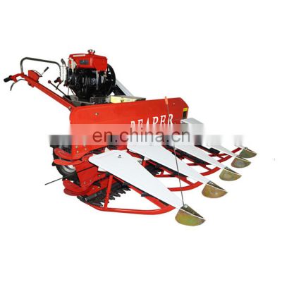 Walking Tractor Reaper Mini Rice Wheat Harvester /chili harvester machine