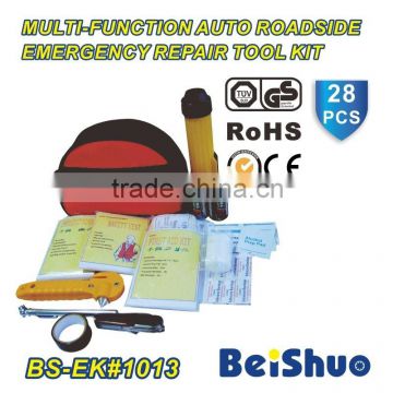 OEM roadside car emergency tool kit.auto safety kit with CE&ISO certificate