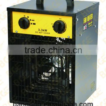 electric industrial fan heater 3.3KW