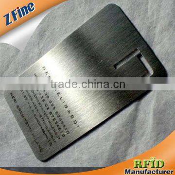 Wonderful and cheap gift metal card /name card / metal busniess card/smart card