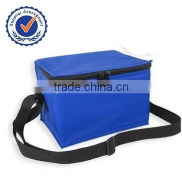 600D stripe cooler bag with tote hand