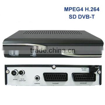 H.264 SD DVBT digital TV receiver with scart