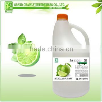 Taiwan Best Supplier Fruity Bubble Tea Lemon Concentrated Juice & Syrup