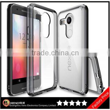 Keno For LG Nexus 5X PC Case Clear Crystal Transparent Back Case Cover Made in China Alibaba Express Mobile Accessory