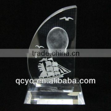 China wholesale customize trophy transparent acrylic awards trophy